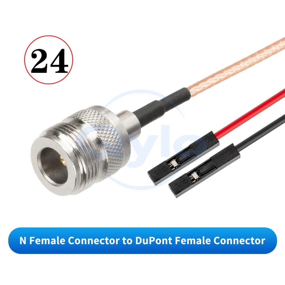 DuPont-Stecker TNC/N auf DuPont-Kabeladapter, Stecker auf Buchse, Verlängerungstestkabel, Dual-Ended-Verbindungskabel (1 Stück) – Detail 11