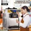 VEVOR Commercial Pre-cooling Unfreeze Ice Cream Maker 2200W Countertop Soft Serve Machine w/ 2x6L Hopper 2L Cylinder LCD Panel 2