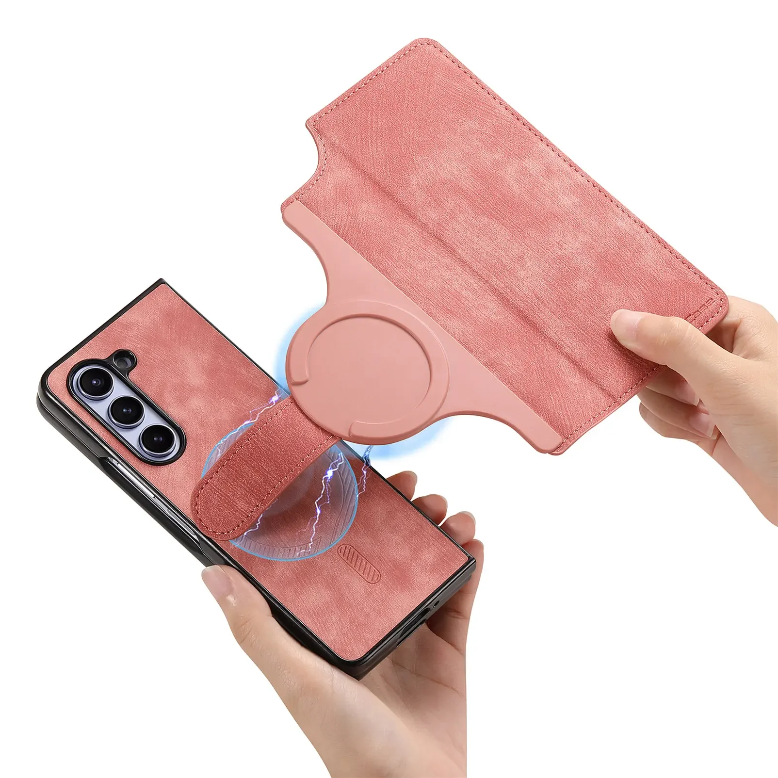 2-in-1 Detachable Wallet Flip Case with Magnetic Cover