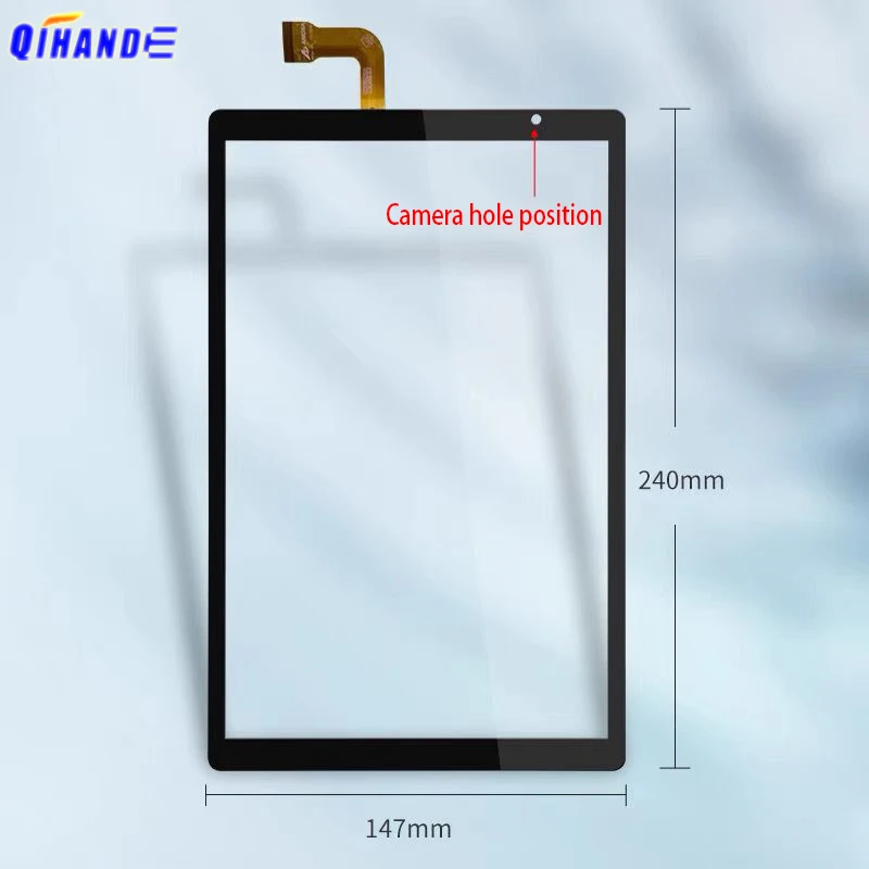 10.1 Inch 2.5D Capacitive Touch Screen Panel for Teclast P10HD 4G / Teclast P10S LTE PXA29A011/Angs-ctp-101350A Glass Film,touch screen panel,lcd touch panel
