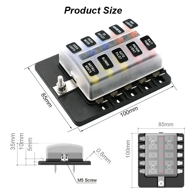 12v 24v 32v dc 10 way carro 01