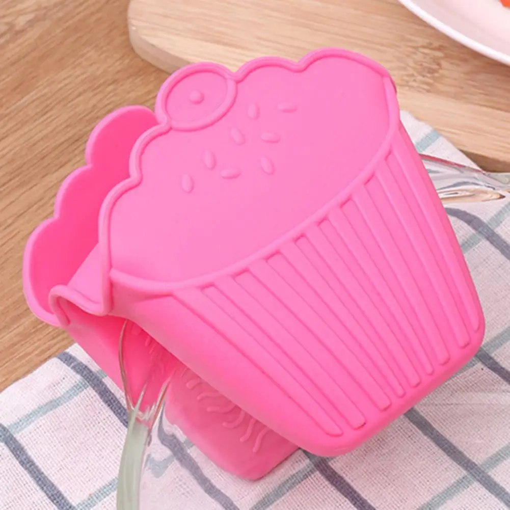 Soft Oven Gloves Hand Clamps Non-slip 1 Pair Kitchen Tool Silicone Anti-scalding Pot Kitchen Tool
