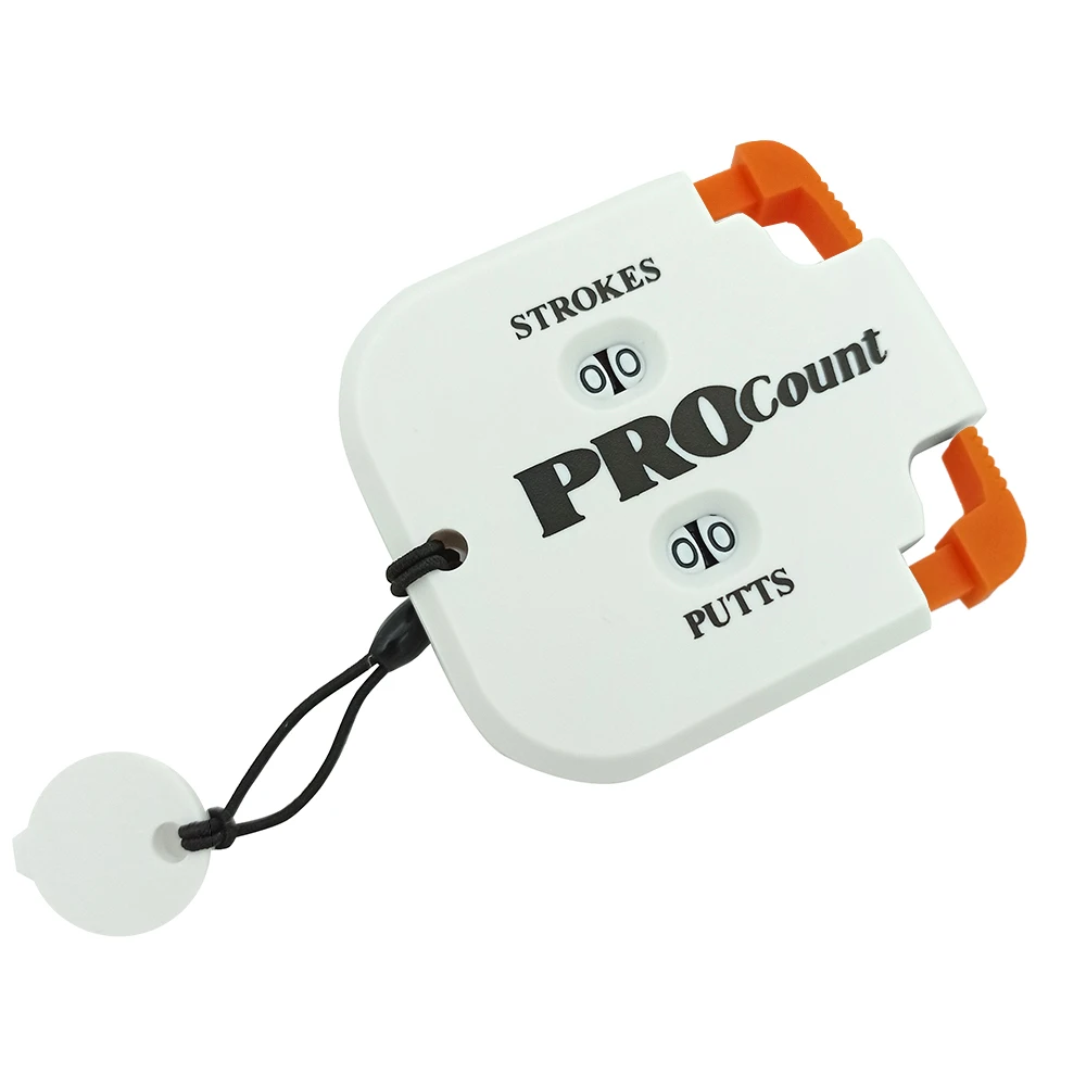 4-color Golf Mini Portable Score Counter Zero-Returnable Two-Digit Score Holder Key Chain Golf Accessories golf score counter