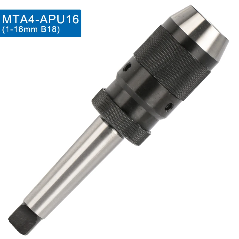 XCAN Werkzeughalter Selbstspannendes Bohrfutter MTA2 MTA3 MTA4 APU13 APU16 Automatisches schlüsselloses Morsebohrfutter CNC-Bohrmaschine – Detail 8