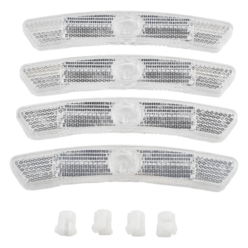 4PC Bike Spoke Reflectors Road Bike Warn Spoke Safety Reflector Lights Bicycle Wheel Rim Lights Cycling Accessories High Quality