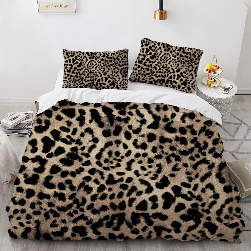 Set Tiger Snake Leopard 3D Print King Size for Kid Boy Bedding Set
