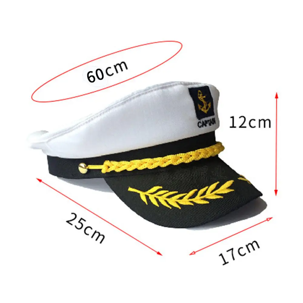 Cappello Marinaio Adulti Unisex - Costume Nautico Per Feste, Halloween E Cosplay - Foto 5