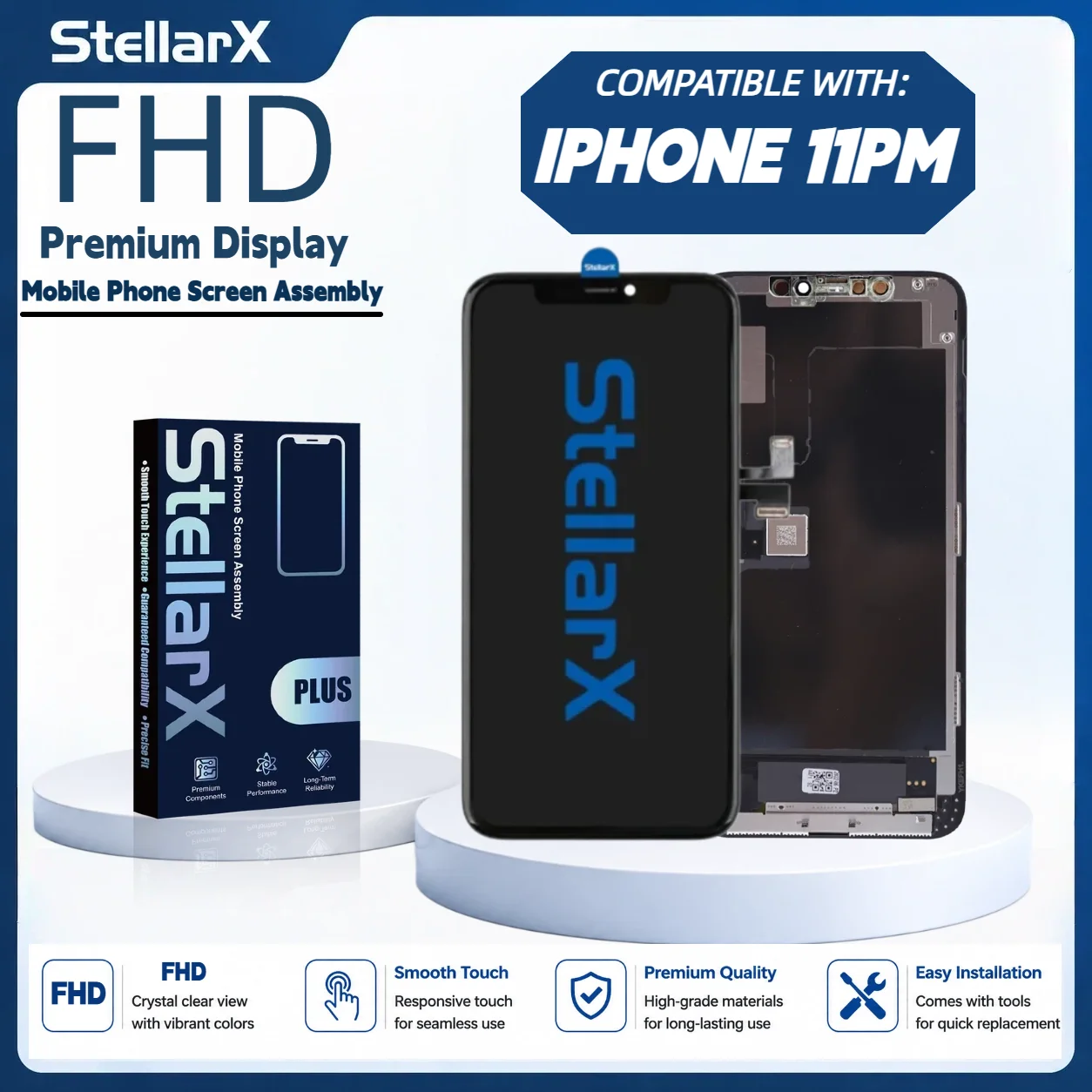 StellarX FHD High Color Gamut Screen Replacement Display