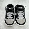 Spring and Autumn Baby Shoes Classic Trendy PU High Top Sports Shoes Basketball Shoes Soft Sole Lightweight Walking Shoes 4