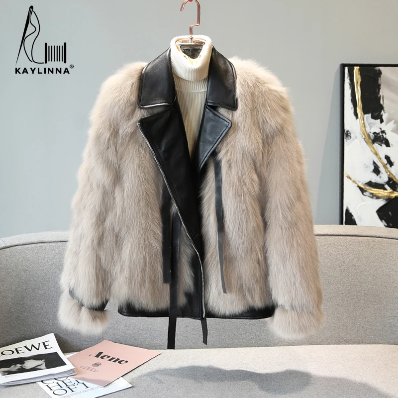 fox-hair-machine-car-style-real-leather-coat-fur-coat-women's-short-2023-autumn-winter-new-fury-coat