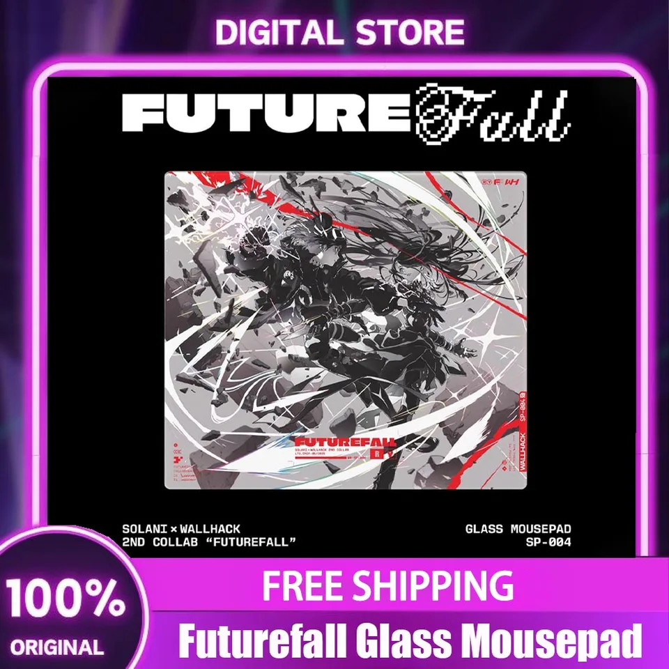WALLHACK 4.0 Futurefall Glass Mousepad Duplicate Edition Mouse Pad