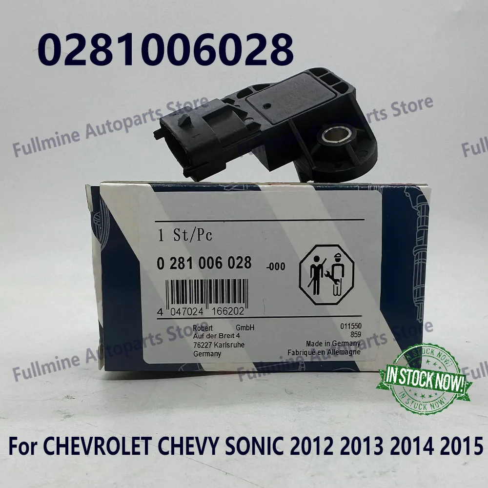 

New 0281006028 Intake Manifold Pressure MAP Sensors 0281002999 55206797 281006028 For Fiatt Alfaa Fordd Chevrolett AVEO