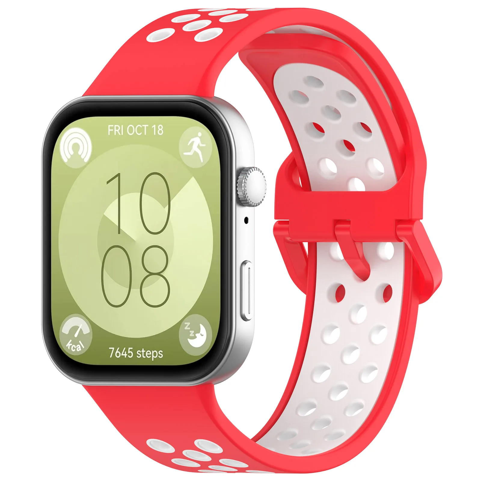 Breathable Silicone Strap for Smart Watch - Replaceable Bracelet Accessories Band Correa
