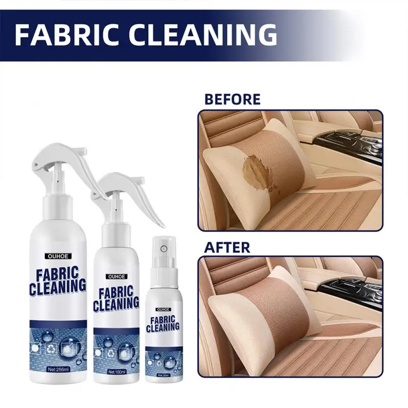 30ml/100ml Car Interior Roof Cleaning Spray Fabric Flannelette Leather