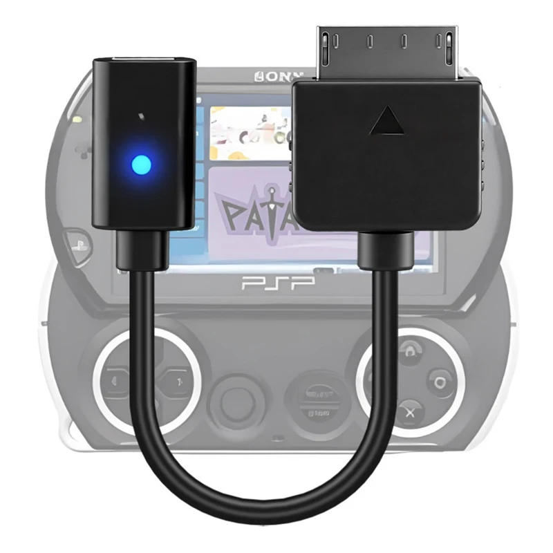 USB C-PS Vita 1000 충전 케이블, 플레이스테이션 Vita 1000 콘솔용 C타입 컨버터 어댑터 코드, LED 표시등 전원 케이블