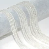 Natural White Moonlight Stone Faceted Round Beads 2mm,3mm,4mm，Fine Jewelry Making, DIY Bracelet And Necklace 3