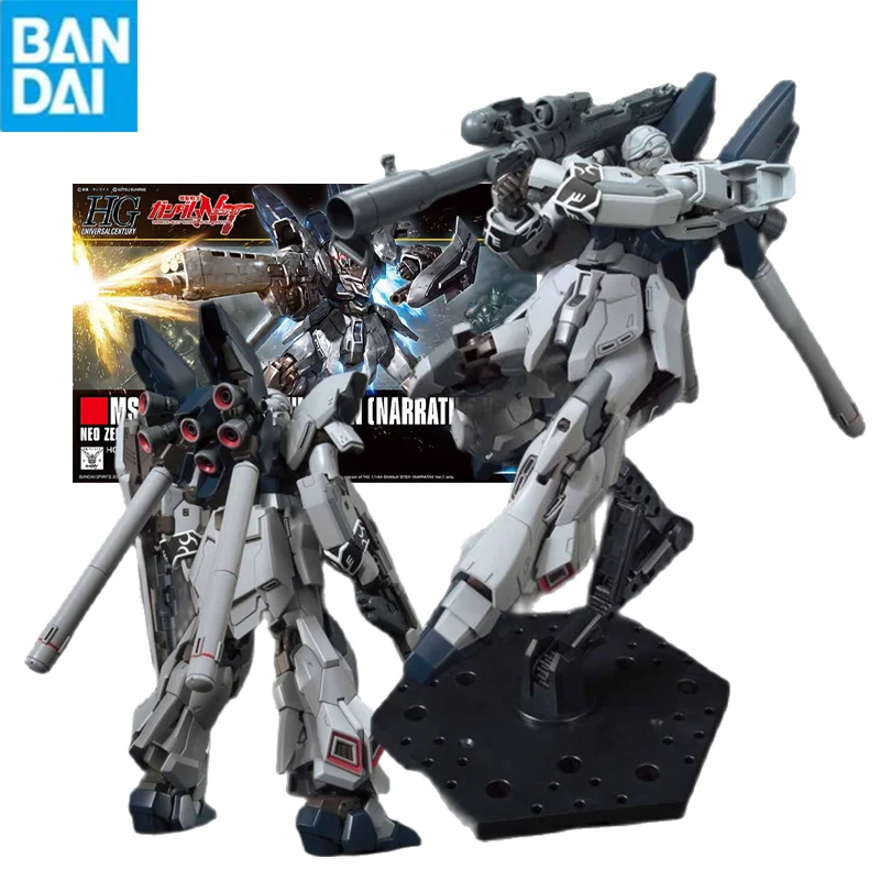 

Bandai Gunpla Hg 1/144 Msn-06S-2 Sinanju Stein (Narrative Ver.) Gundam Assembly Model Collectible Robot Kits Models Kids Gift