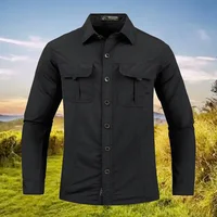 Chemise légère et respirante, chemise tactique multifonctionnelle, chemise de travail d'extérieur à manches longues, protection solaire de sport respirante 3