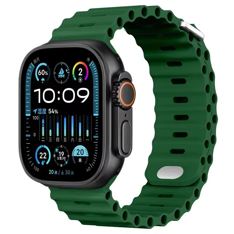 Ocean Soft Silicone Strap - Comfortable Watch Band in Multiple Sizes