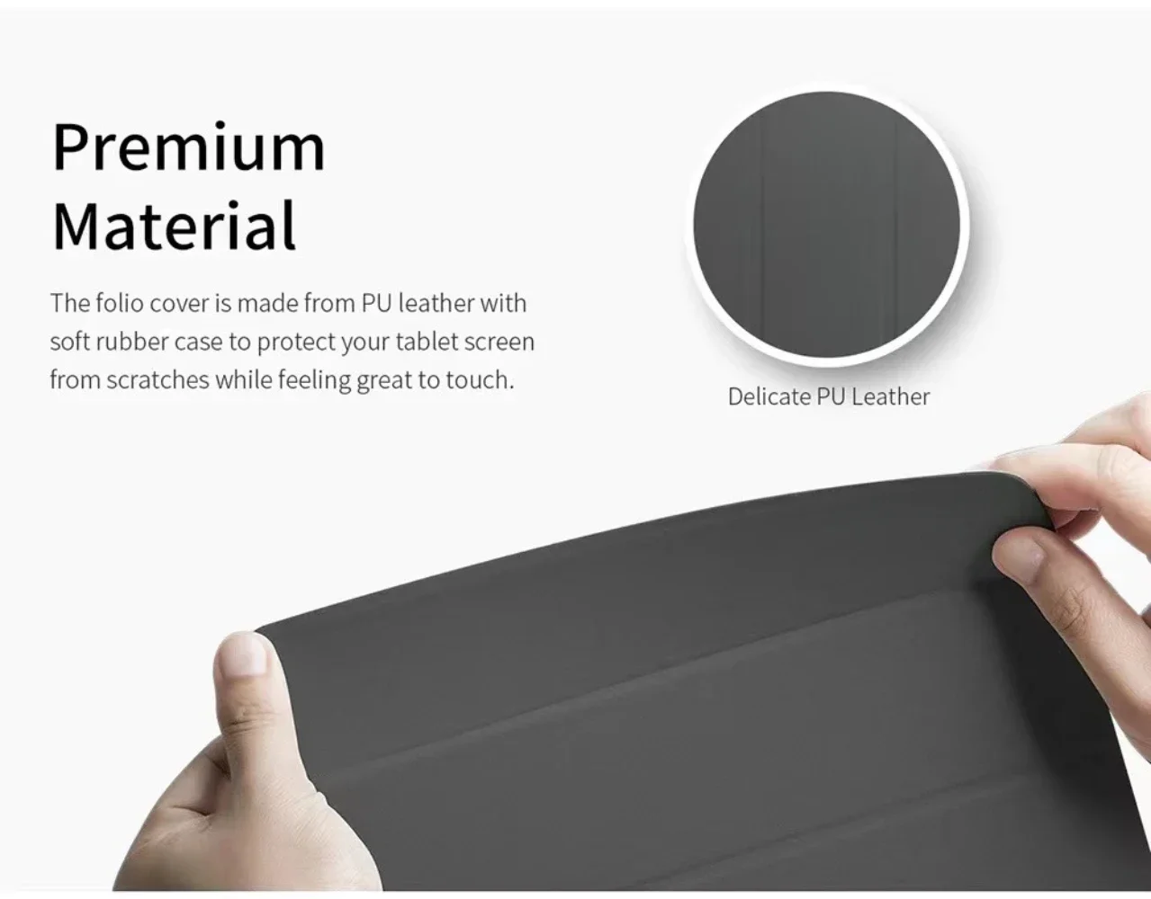 Inteligente de Couro pu para Teclast Capa do Tablet Suporte Dobrável M50 Pro 101 em 2023 Case - Imagem 6