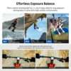 EEWER PL ND Filter Set HD Plastic Neutral Density Polarizer Lens Filter Kit Action Camera Accessory For GoPro Hero 13 12 11 10 9 6