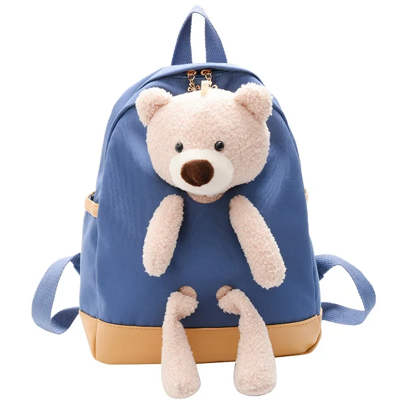 Children's Backpack Cartoon Bear Doll School Bags for Girls Boys Kindergarten Cute Shoulders Bag Toddler Gifts Mochila Infantil 5