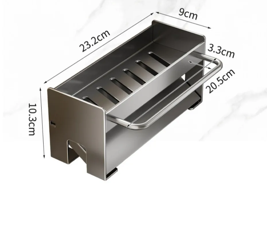 Kitchen Shelf Floor Countertop Faucet Sink Supplies Household Seasoning Rag Storage Drain Artifact Kitchen Items