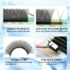 Lashonly New YY Shape Eyelashes Extension Two Tips Faux Mink Hand Woven Premium Soft Light Natural Mesh Net Cross Lash 5