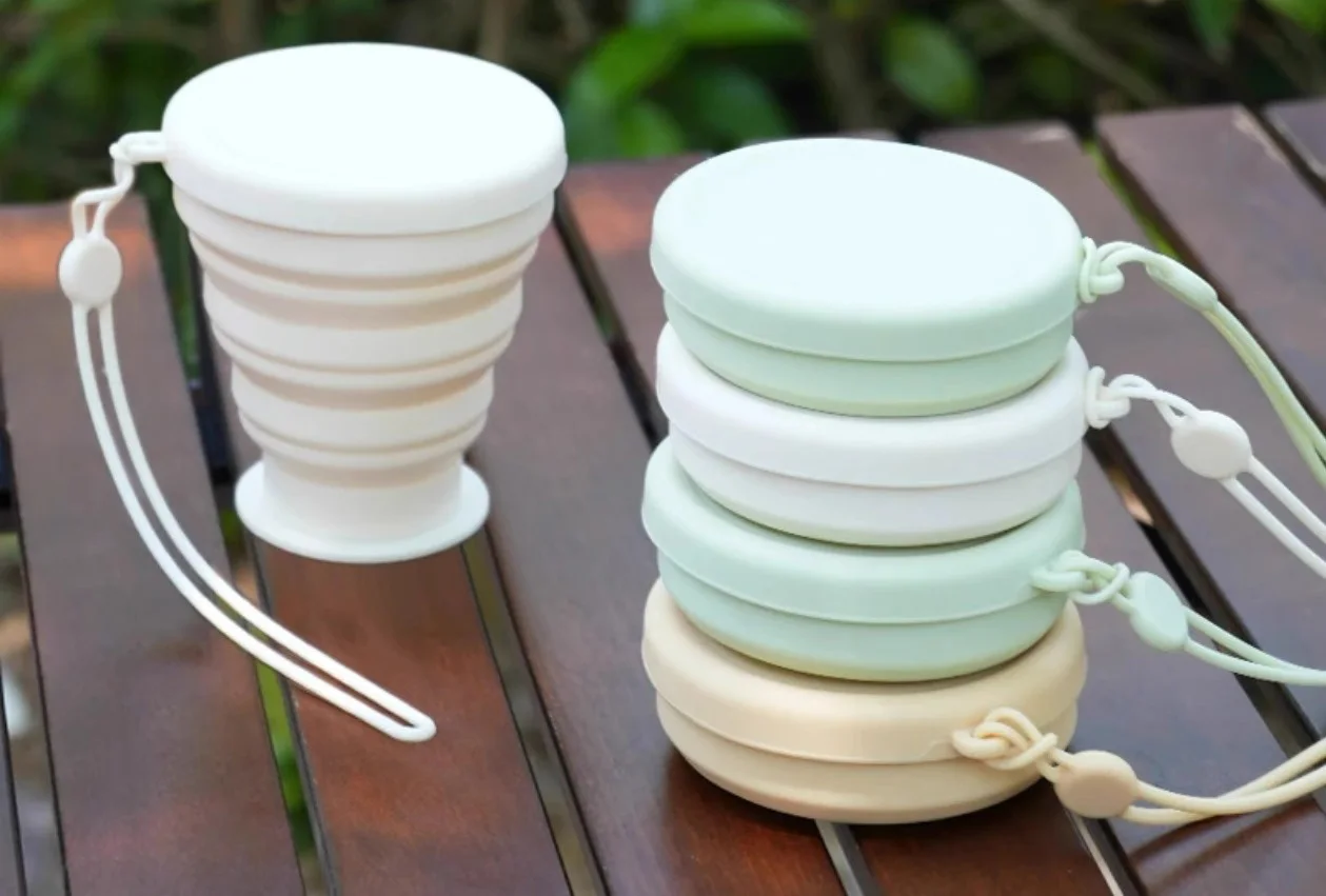 Portable Silicone Foldable Toothbrush Cup For Outdoor Travel_voghion.com
