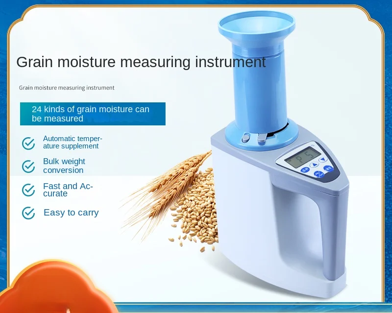 

Grain moisture test, wheat corn measuring instrument, rice moisture measuring instrument, water testing instrument and equipment