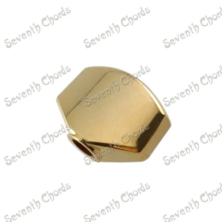 6 Pcs Gold Small Square Shape Guitar Tuning Peg Tuners Machine Head Replacement Buttons Knobs Handle (Xft-Js-Gd)  Metal