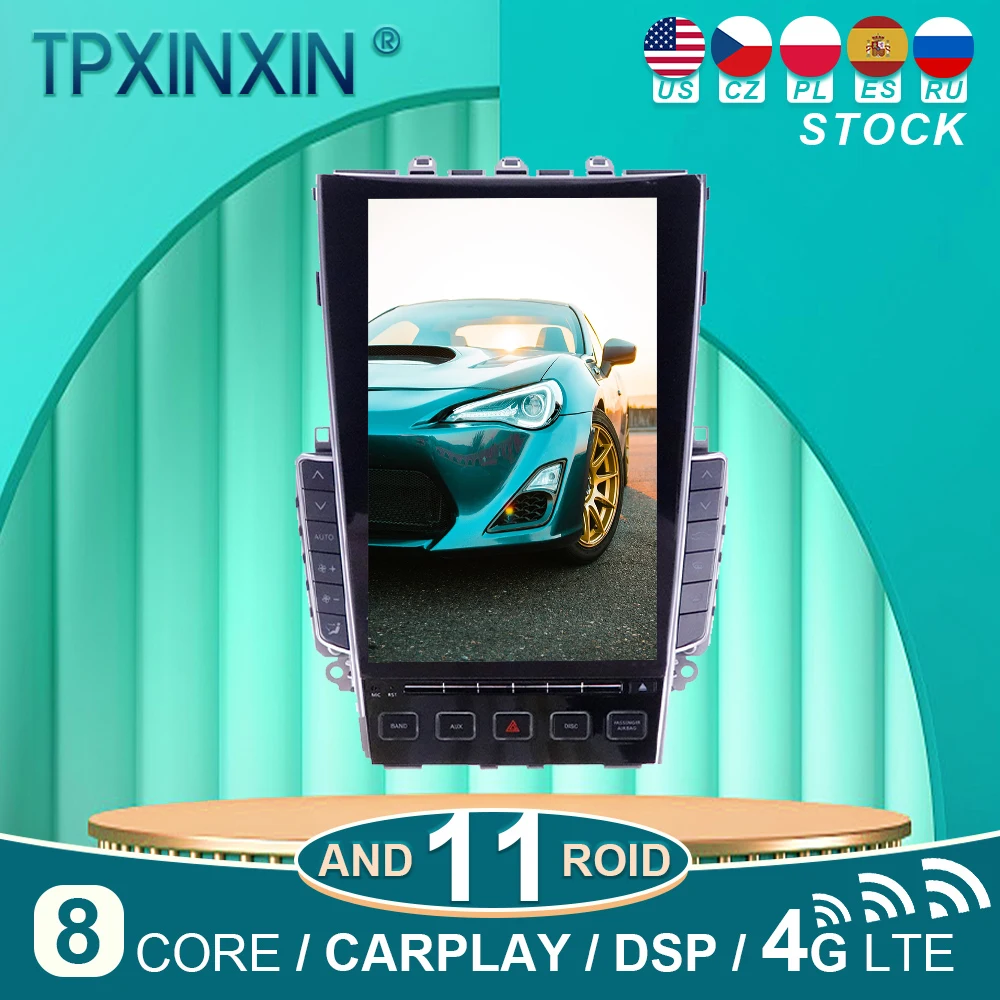 

For Infiniti Q50L 2015-2018 Android 11 Tesla Style GPS Navigation Car Auto Radio Stereo Multimedia Player Head Unit Recorder DSP