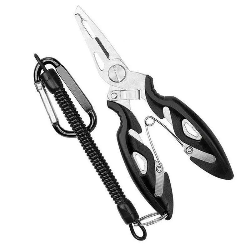 Fishing Pliers Fish Line Cutter Scissors Mini Fish Hook Remover Tool  Multifunction Scissor With Lanyards Ropes Fishing Equipment