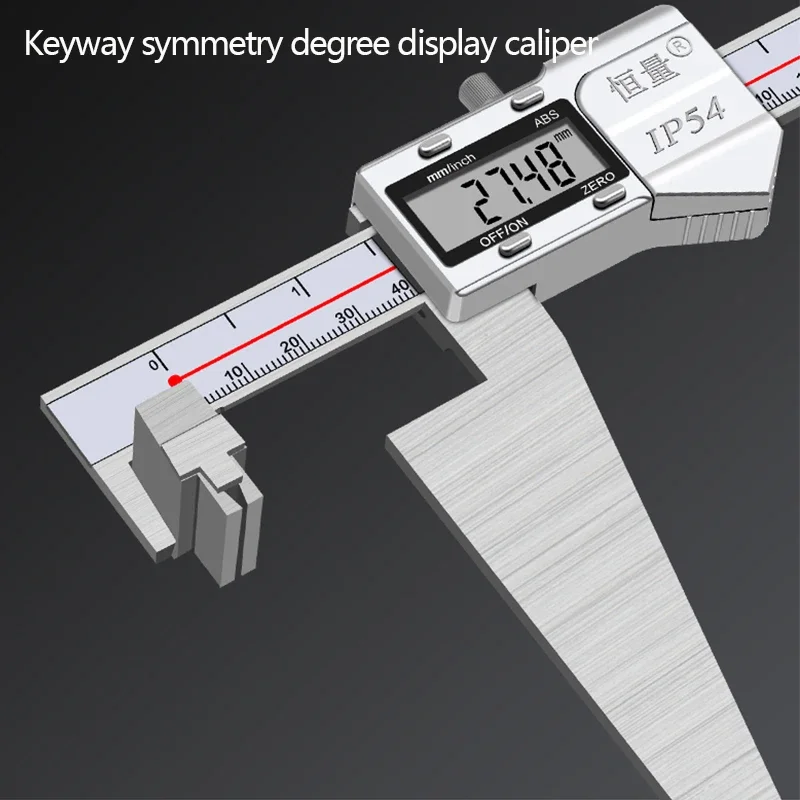 KeywaySymmetryElectronicDisplayCaliperShaftGrooveSymmetry