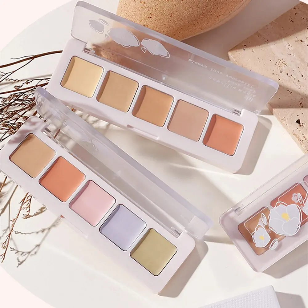Face Concealer Palette XIXI 5 Colors Color Correcting Contouring Highlighter