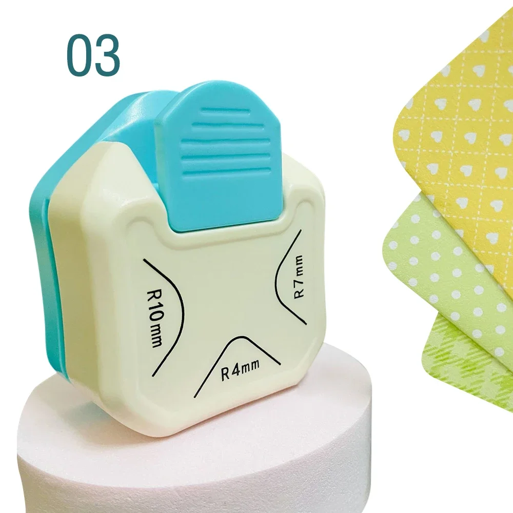 Corner Rounder Mini Corner Trimmer Round Corner DIY Paper Card Photo Planner Cutting Supplies 3 Way Punch Board Photo Cutter