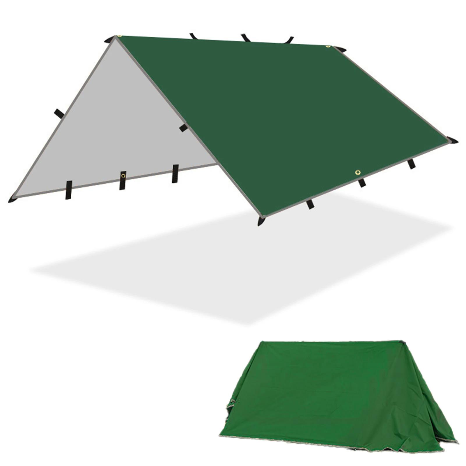 Amaca Impermeabile Rain Fly Camping Tarp Shelter Protezione Uv Impermeabile Rain Fly Cover Tenda Backpacking Tarp Camping Shelter