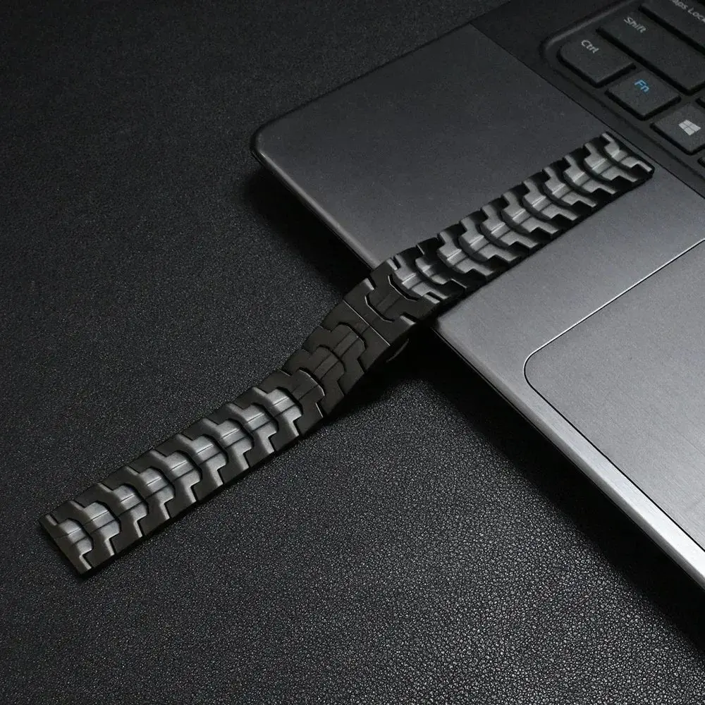 Stainless Steel Watch Band, 20mm - Premium Metal Strap