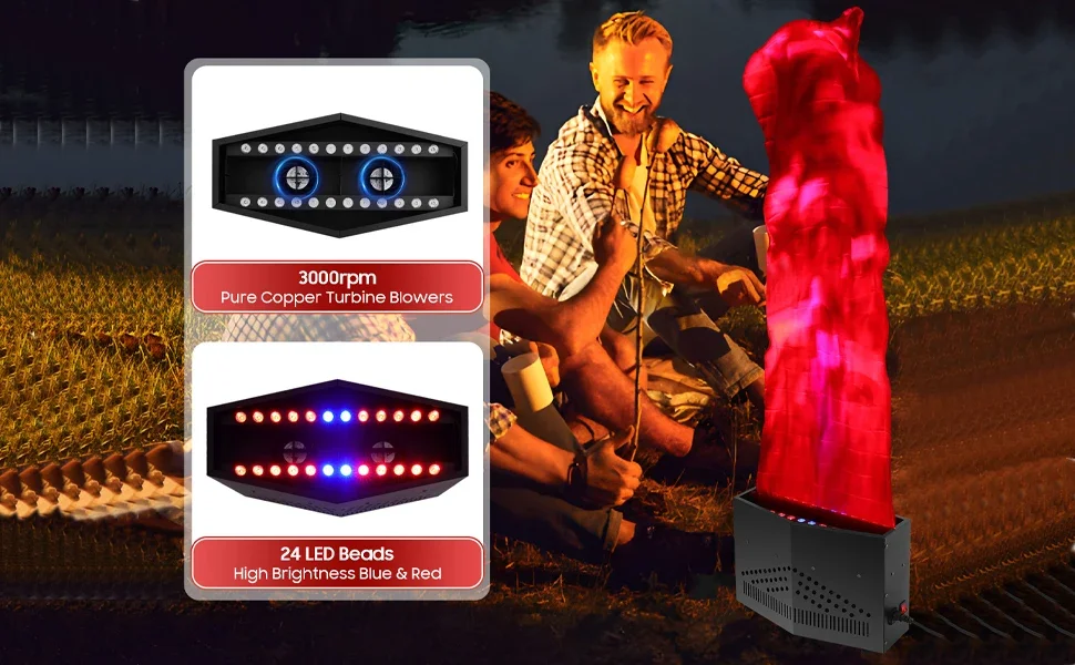 36LED Fake Flame Lamp