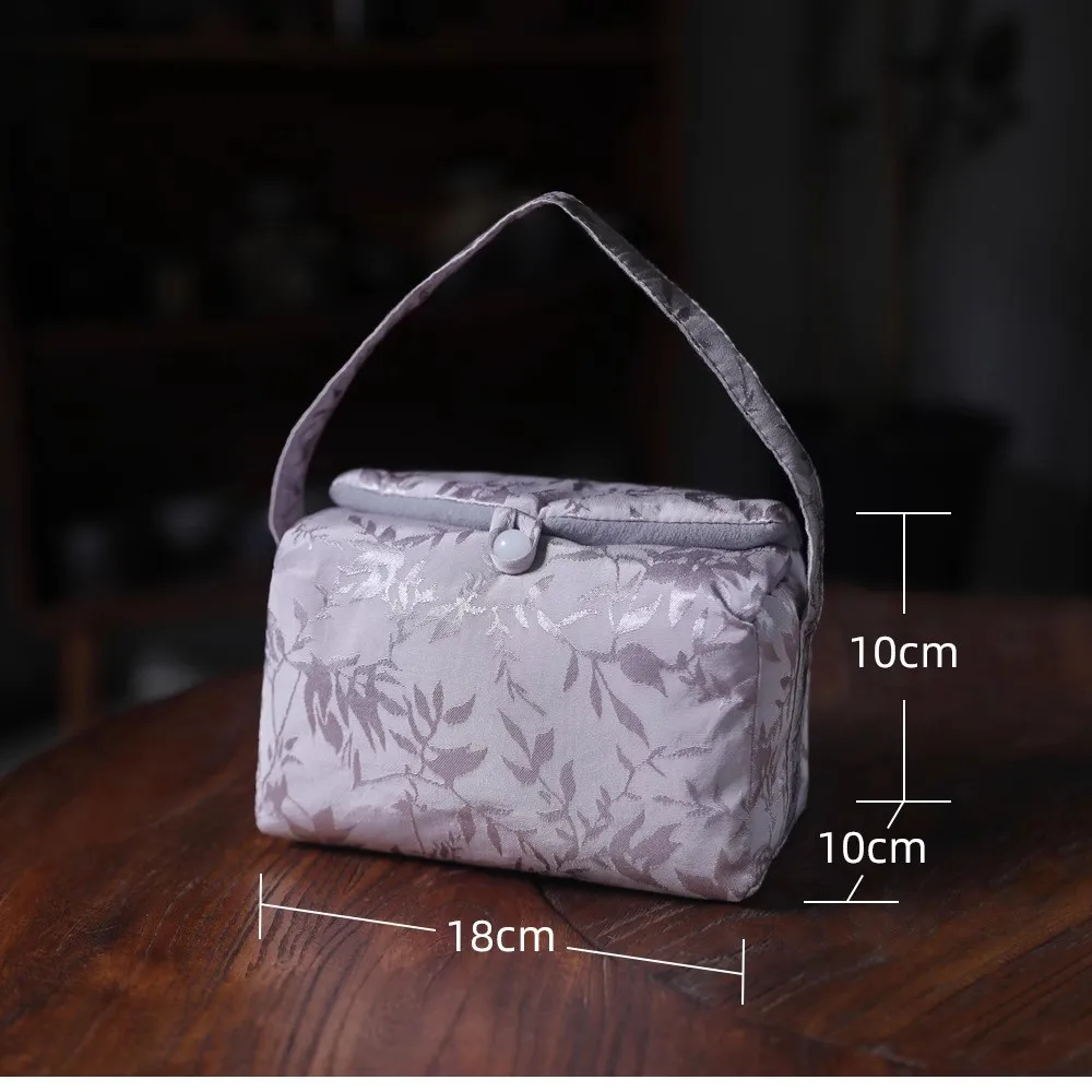 Tea Cup Storage Bag Cloth Travel Bag Tea Ceremony Accessories Custom Travel Organizer Teapot Tote Bag
