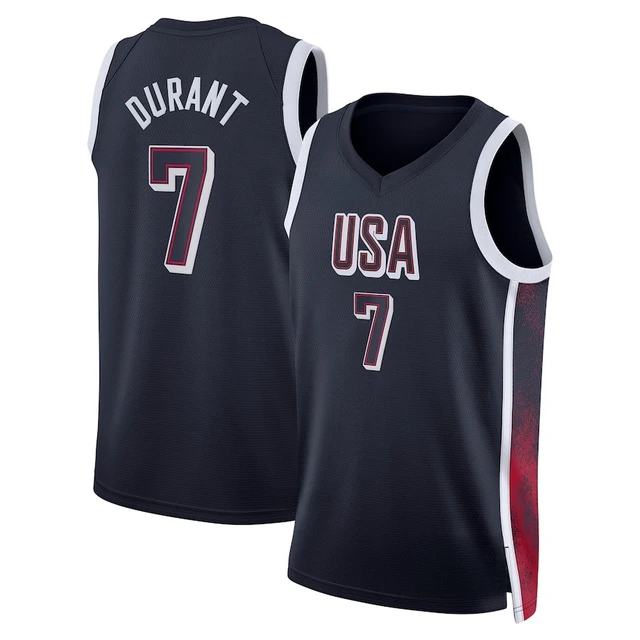 2024 USA Navy Swingman Basketball Jersey Summer Men's Women's Outdoor Sports Shirts Team Training Uniform Tops Casual Sweatshirt - Image 4