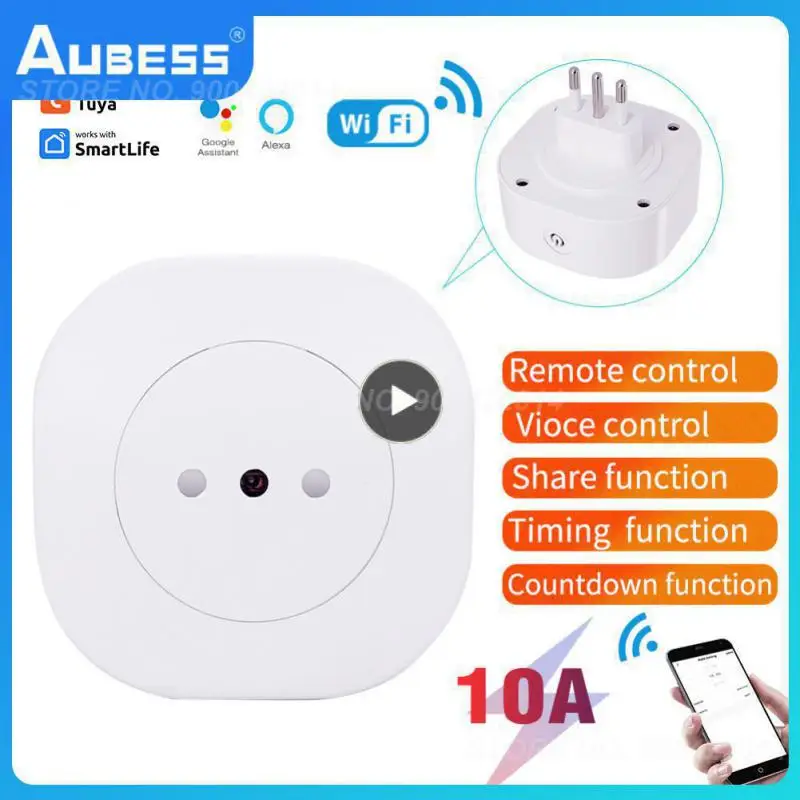

Умная розетка Tuya с Wi-Fi, 16 А/10 А