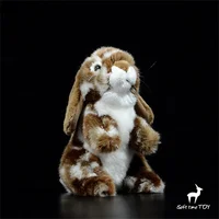 Lop-ear Rabbit High Fidelity Anime Cute Bunny Plushie Hare Plush Toys Lifelike Animals Simulation Stuffed Doll Kawai Toy Gifts 1