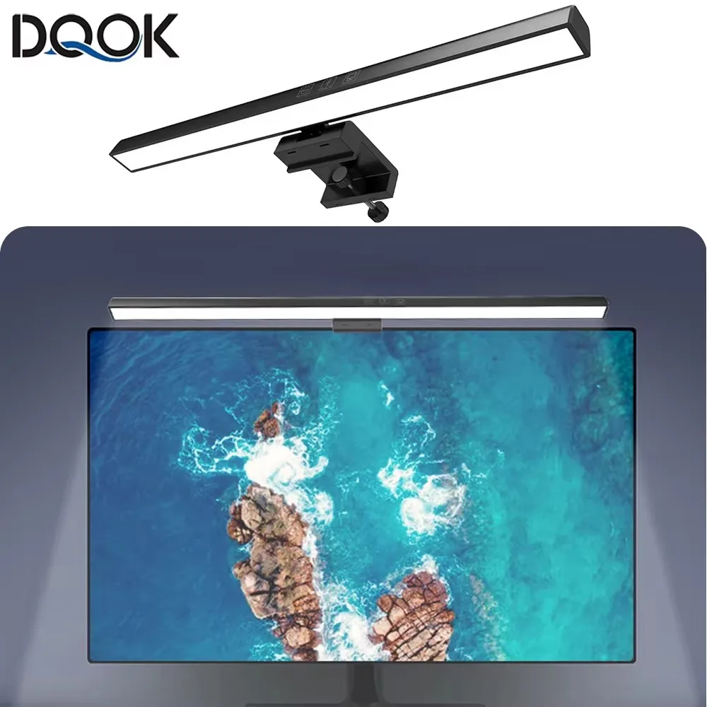 LED Desk Lamp Screen LED Bar for PC Computer Laptop Screen Hanging Light Bar Table Office Study Reading LCD Monitor