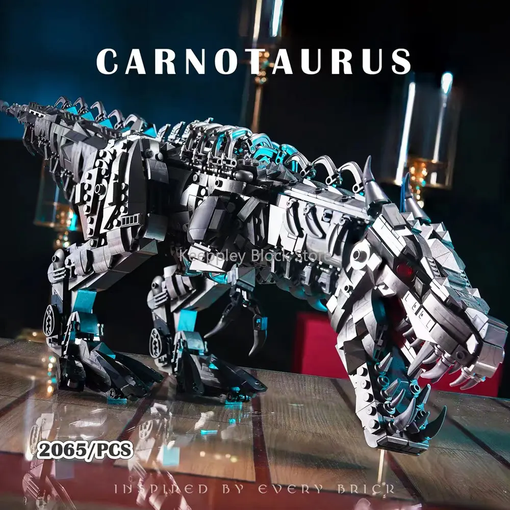 Jurassic Park World Mechanical Tyrannosaurus Rex Building Blocks Modello T-Rex Con Luci Dinosaur Bricks Toys For Kid Gift Moc