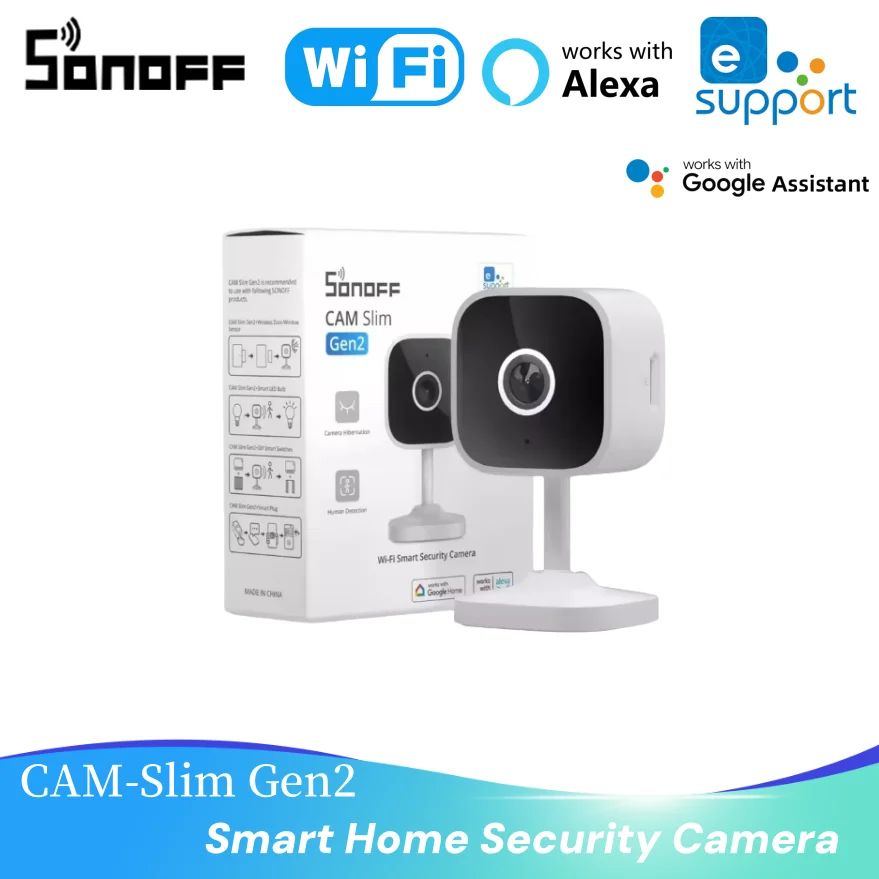 SONOFF CAM Slim Gen2 1080P HD WiFi Smart Home Security Camera