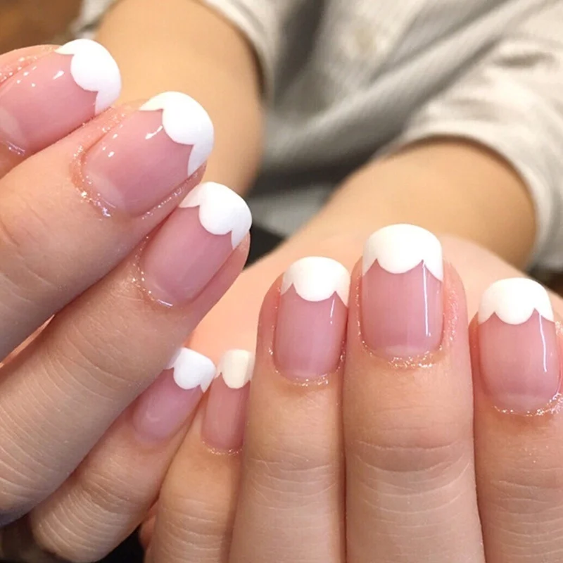 1PC 10ML Gel Varnish French Nail White Nail Polish Gel For Manicure Gellak Semi Permanent Hybrid Nails Art White Gel Nail Polish - 5