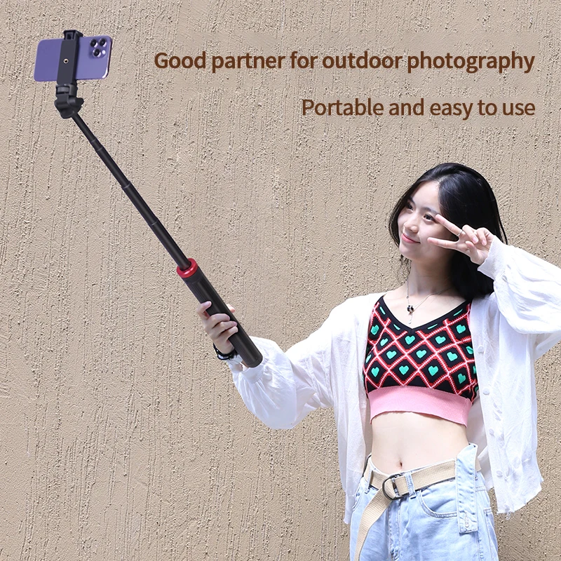 Light stand photographic light stand photo tripod Extendable Aluminum Tripod Portable Adjustable Light Stand 1/4 Screws Head Camera Phone Tripod Lightweight for Traveling
