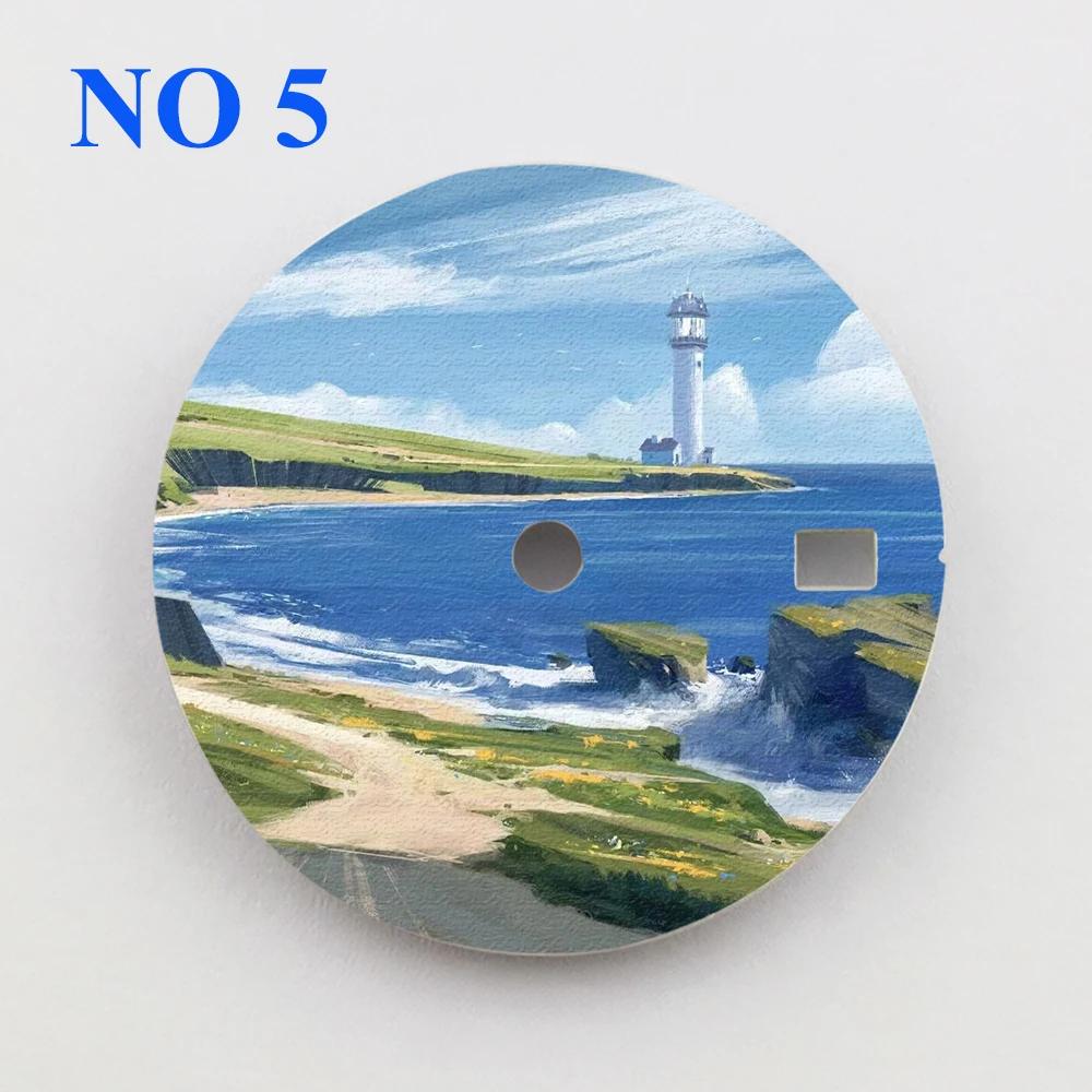 28.5mm Watch Dial nh35 Dial Color Printing Watch Face Parts Suitable For NH35/36 Movement