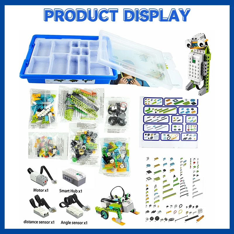 New technology components wedo3.0 small particles are compatible with toys high-tech building blocks DIY set, can build robots